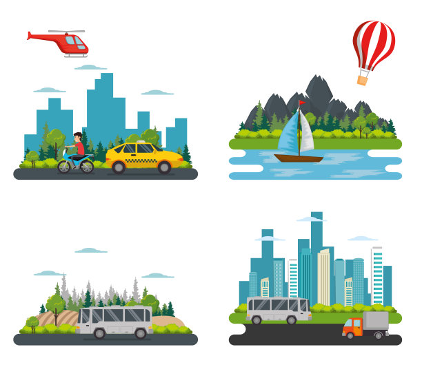 运输物流成套车辆图片下载