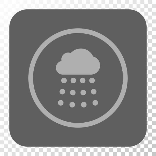 雨云圆形方形按钮图片下载