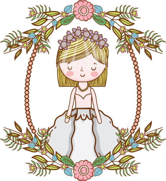 新娘子可爱卡通图片下载