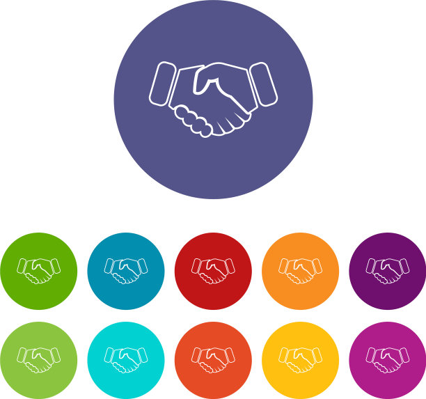 握手冰球图标设置颜色图片下载