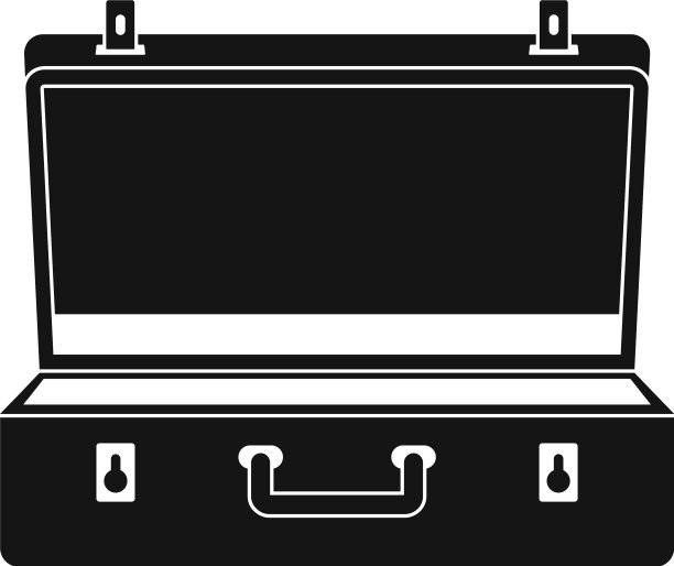 旅行箱图标简约风格图片下载