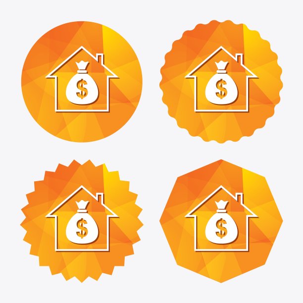 抵押标志图标房地产标志图片下载