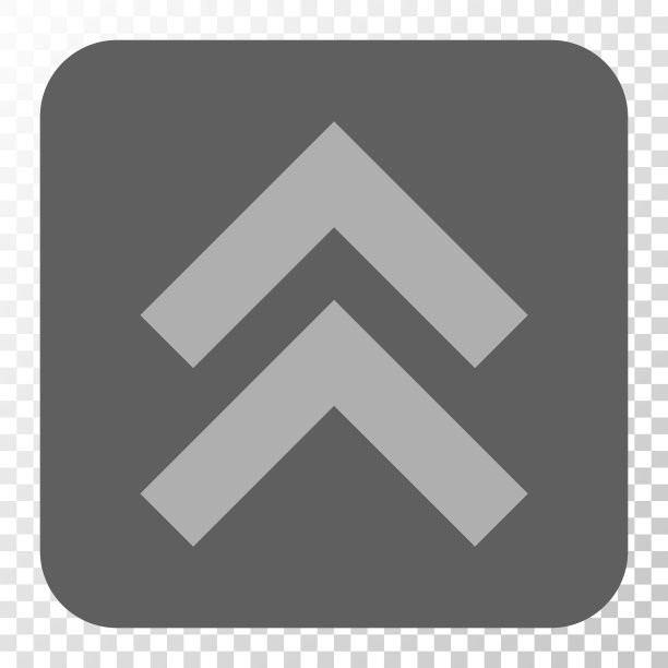 向上箭头圆角方形按钮图片下载