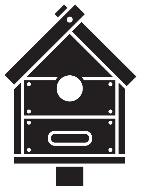 鸟巢盒图标图片下载