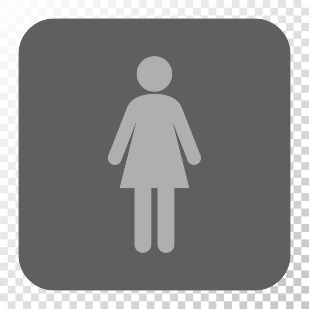 圆形方角按钮上的女人图片下载