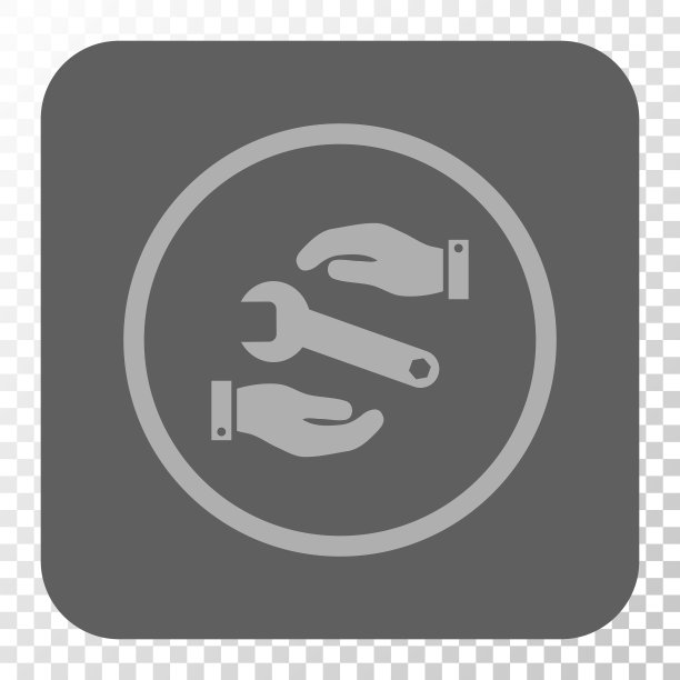 服务圆角方形按钮图片下载