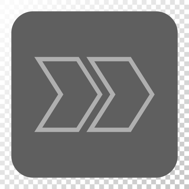 向右箭头圆角方形按钮图片下载