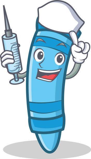 护士蜡笔人物卡通风格图片下载