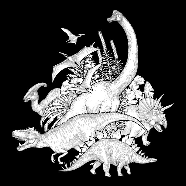 恐龙图形组图片下载