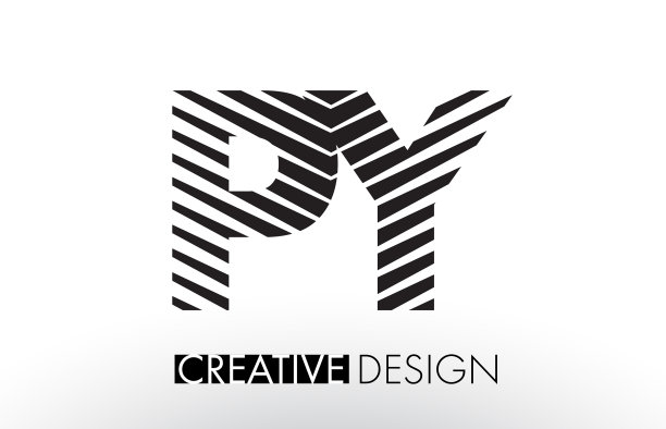 Py py线字母设计具有创意优雅图片下载