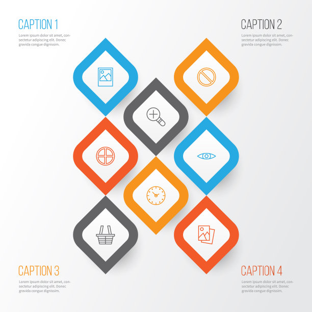 网络图标风景照片集合图片下载