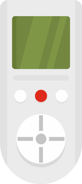 数字遥控空调图标平坦图片下载