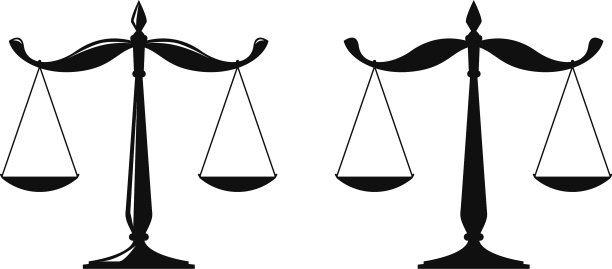 天秤座司法天平标志公证公正图片下载