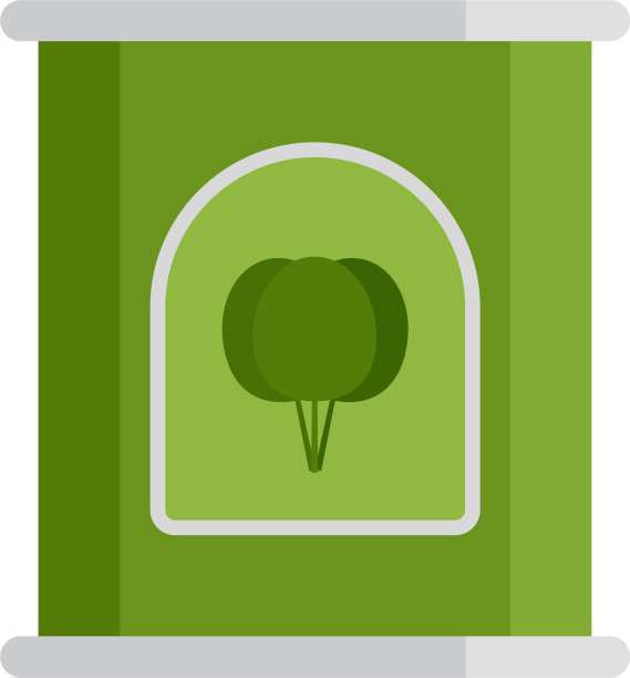 菠菜罐头图标平式图片下载