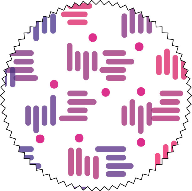 圆形与抽象几何风格的背景图片下载