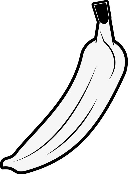 香蕉水果图标形象图片下载