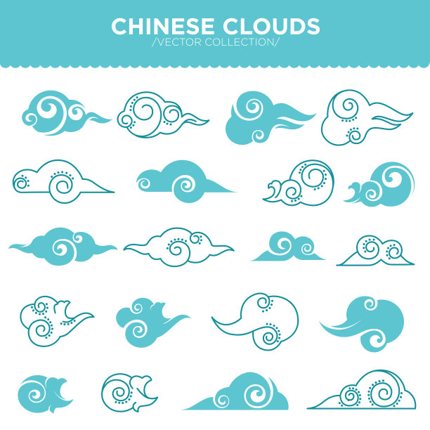 淡蓝色的中国卷云图片下载
