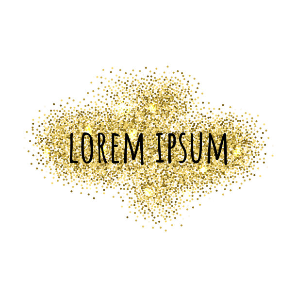 背景与闪光的金色框架和空间图片下载