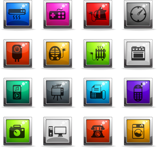 家电图标集图片下载