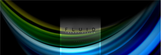 流体颜色抽象背景彩色海报图片下载