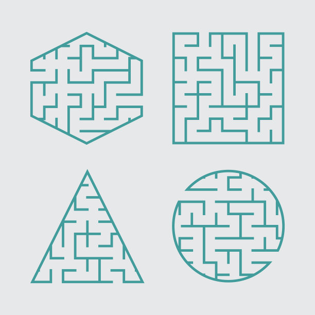 一套儿童迷宫图片下载