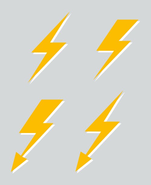 四道闪电图片下载