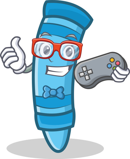 玩家蜡笔人物卡通风格图片下载