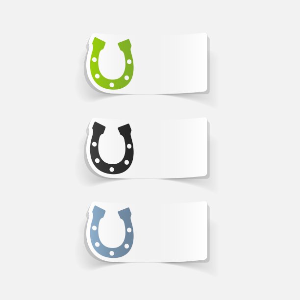 马蹄形的写实设计元素图片下载