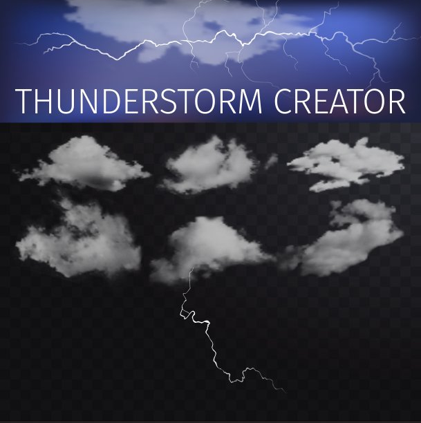 天空创造者与现实的云和图片下载