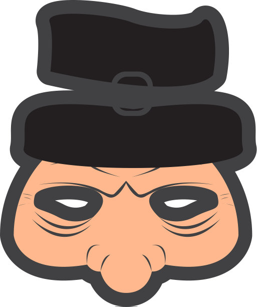 万圣节海盗面具图片下载