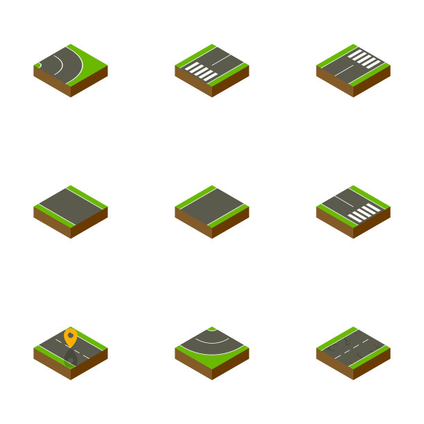 等距路面无单侧裂缝图片下载