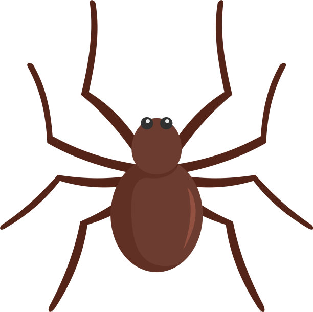 草蜘蛛图标扁平化风格图片下载