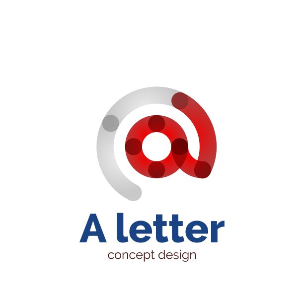 现代简约的字母概念标志图片下载