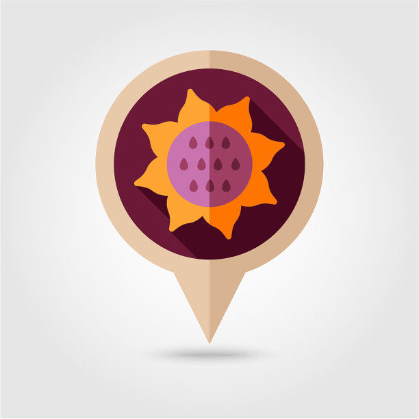 向日葵平针蔬菜图图标图片下载