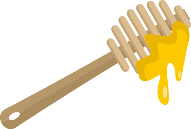 木蜂蜜工具图标扁平化风格图片下载