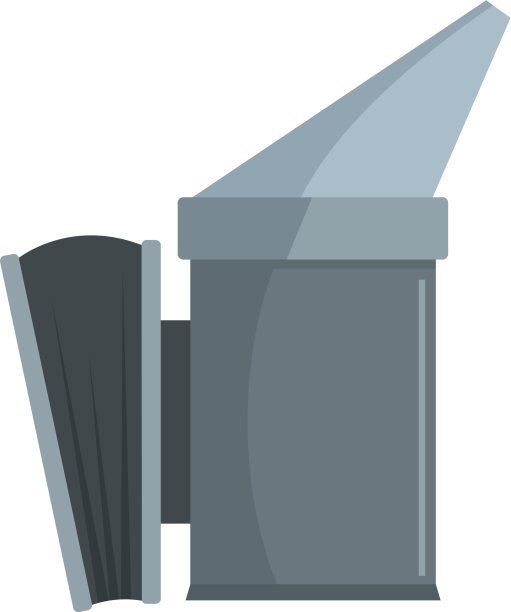 烟蜂蜜工具图标扁平化风格图片下载