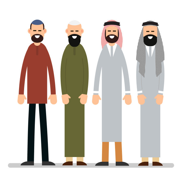 穆斯林男子群体穆斯林或阿拉伯男子图片下载