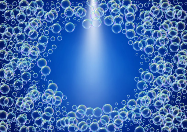 洗洁精和洗发香波的泡沫图片下载