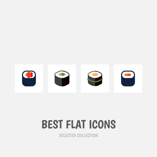 图标平maki套美食东方生鱼片图片下载