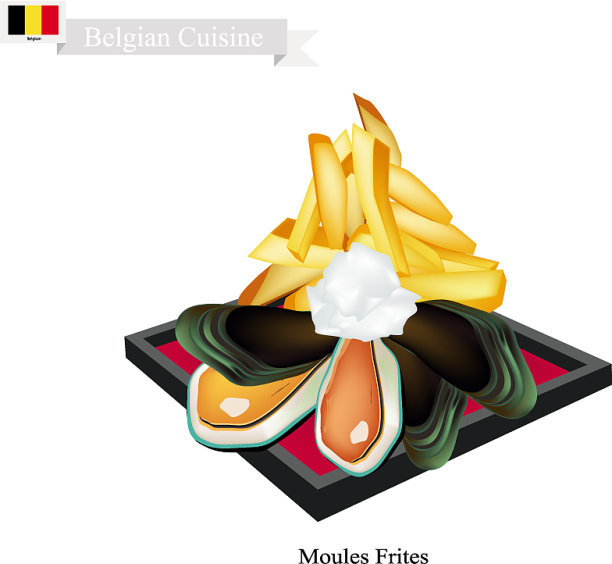 炸薯条是比利时的国菜图片下载