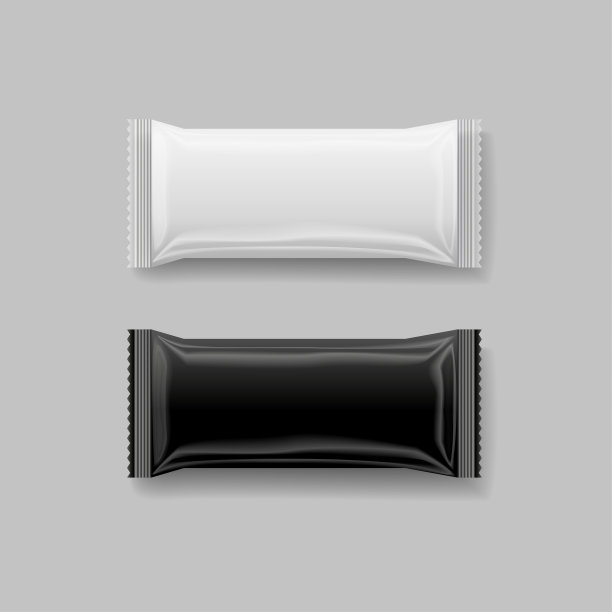 零食包装黑色amp白色3d图片下载