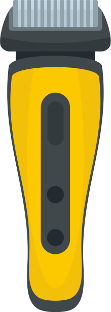 电动剃须刀图标平坦风格图片下载
