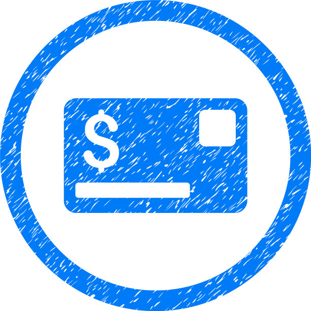 信用卡圆形颗粒状图标图片下载