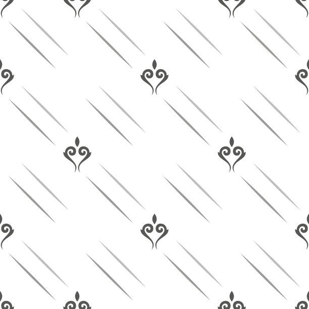 无缝图案与皇家百合图片下载