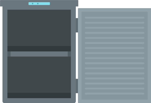 冻结2个房间图标平面风格图片下载