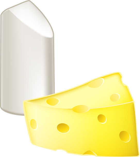 粉笔和奶酪的概念截然相反图片下载