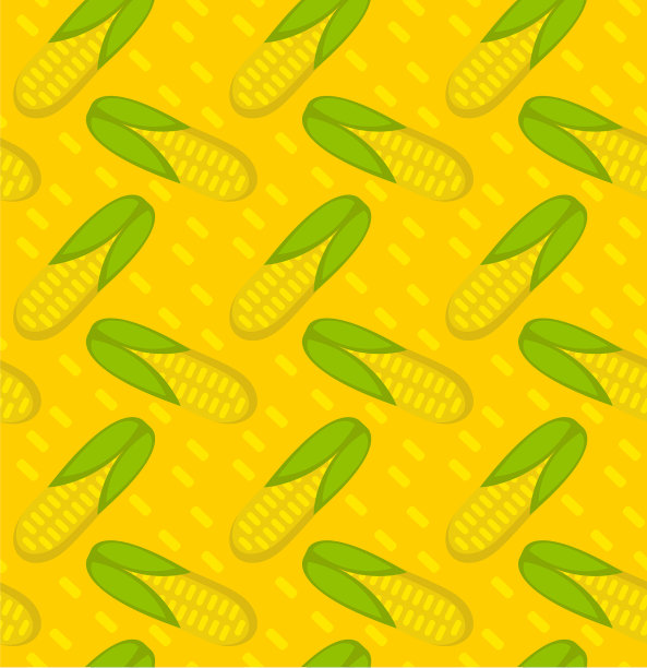 玉米无缝花纹玉米无尽背景图片下载