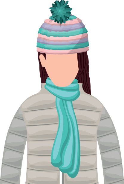 冬天的衣服设计图片下载