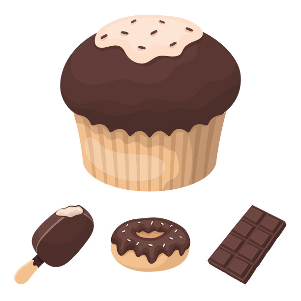 巧克力甜甜圈图片下载