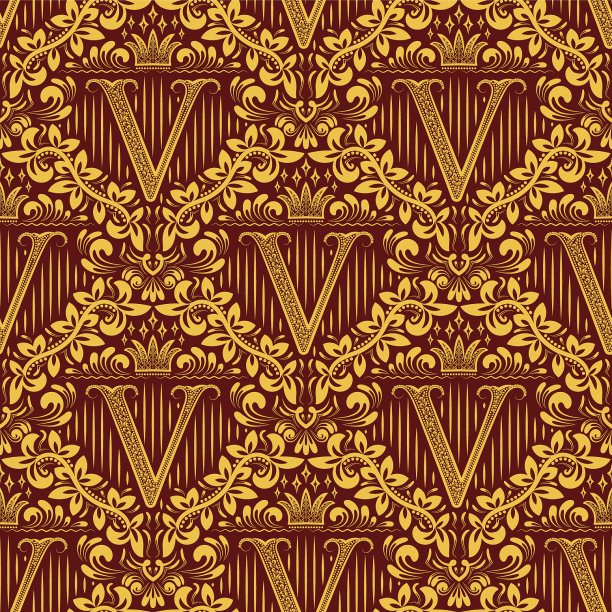 大马士革无缝图案重复的背景图片下载